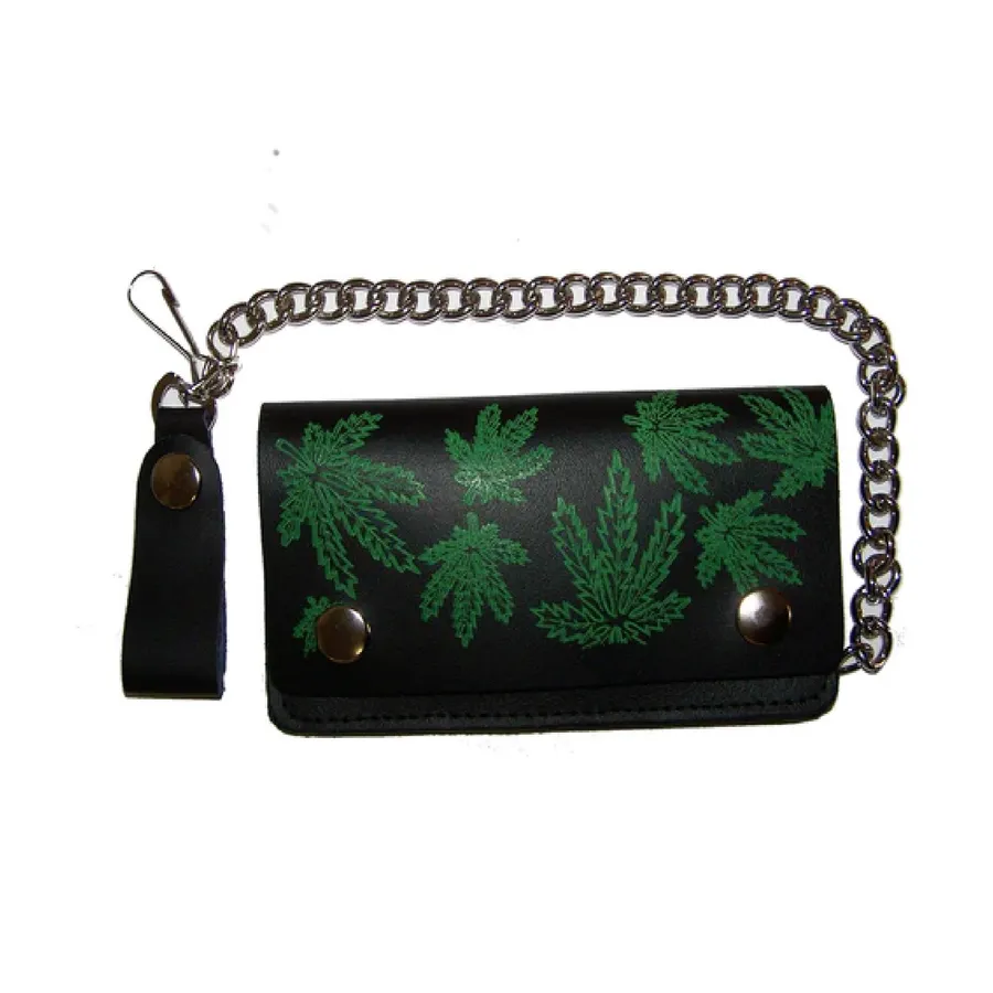 Biker / Trucker Leather Wallet with Chain for Women's — wholesale Bags & Backpacks by the case