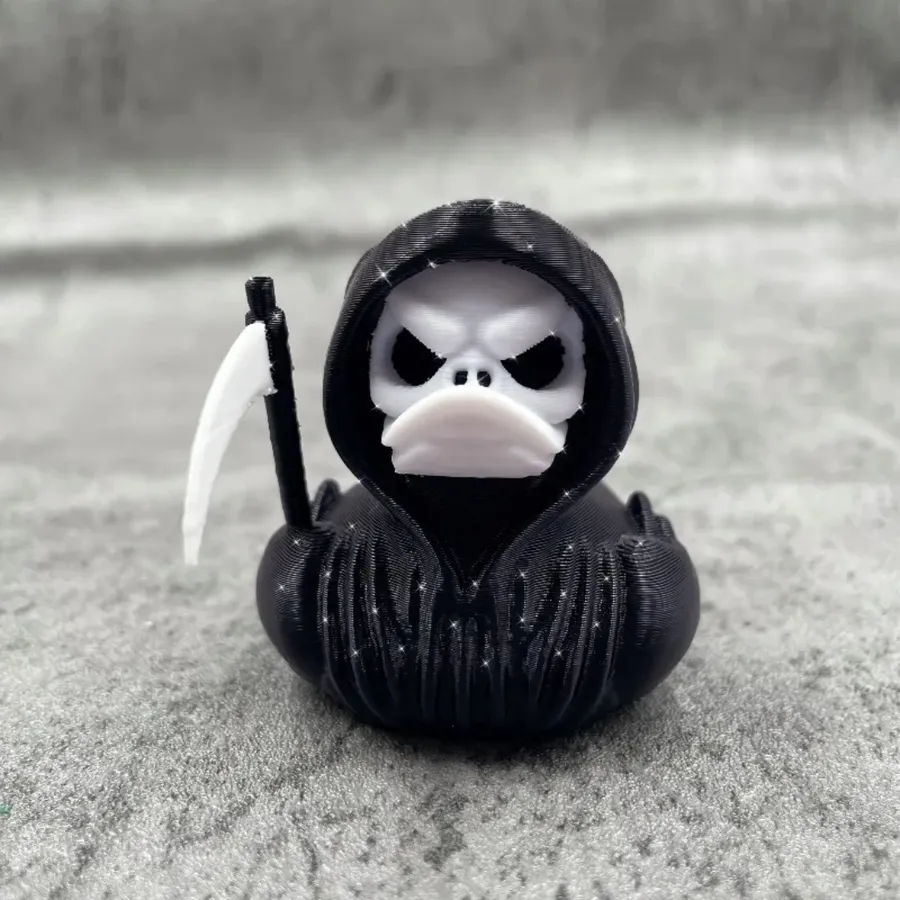 Grim Reaper Duck Statue Gothic Desk Decor — wholesale Home & Décor by the case