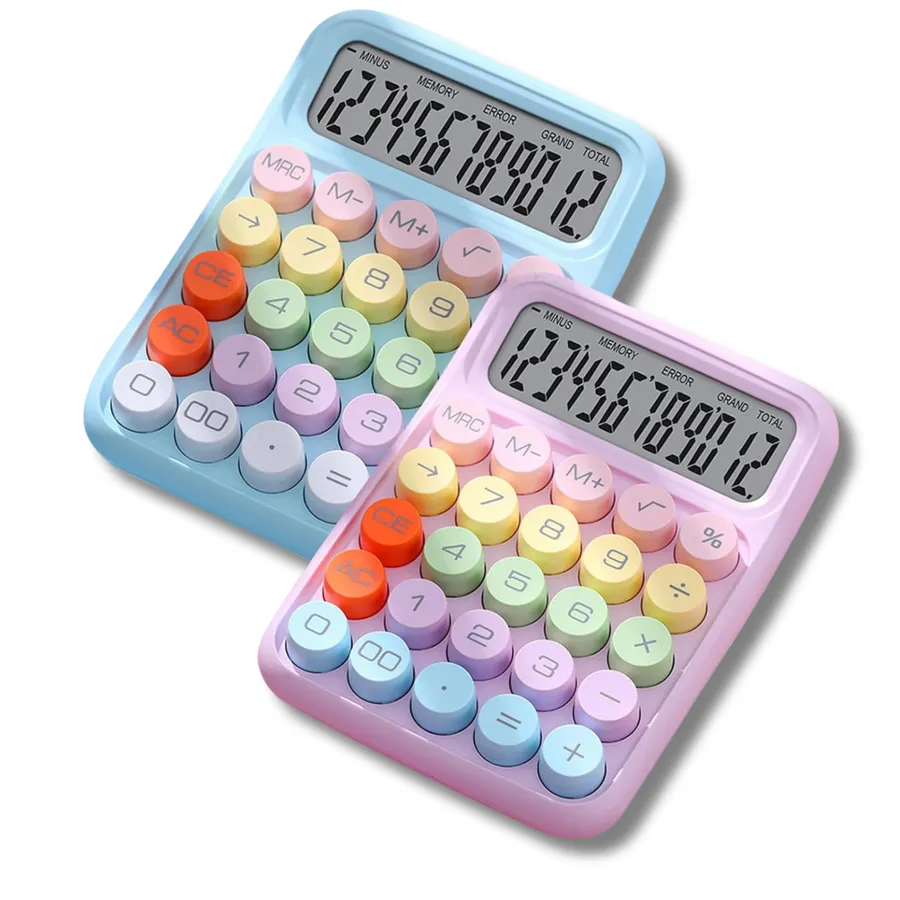 Mechanical Switch Desk Calculator for Office Use — wholesale Stationery & Office by the case