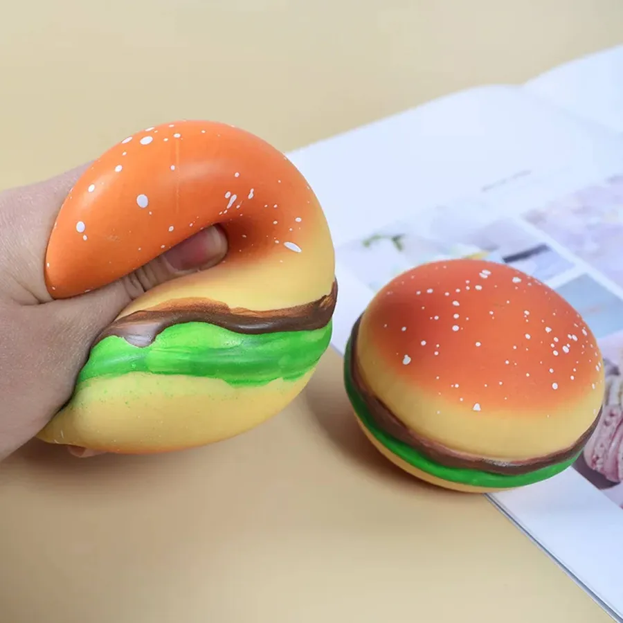 Squishy Burger Stress Ball Fidget Kids Toy — wholesale Fidgets & Sensory by the case