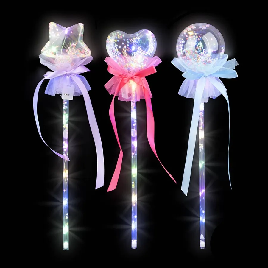 Light-Up Beaded Kids Wand Toy- Back To School — wholesale Toys & Games by the case