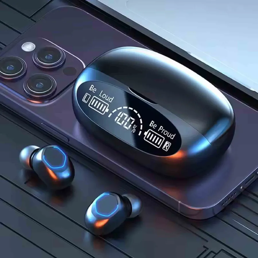 Noise Cancelling Wireless Earphones With Battery Indicator — wholesale Tech & Gadgets by the case