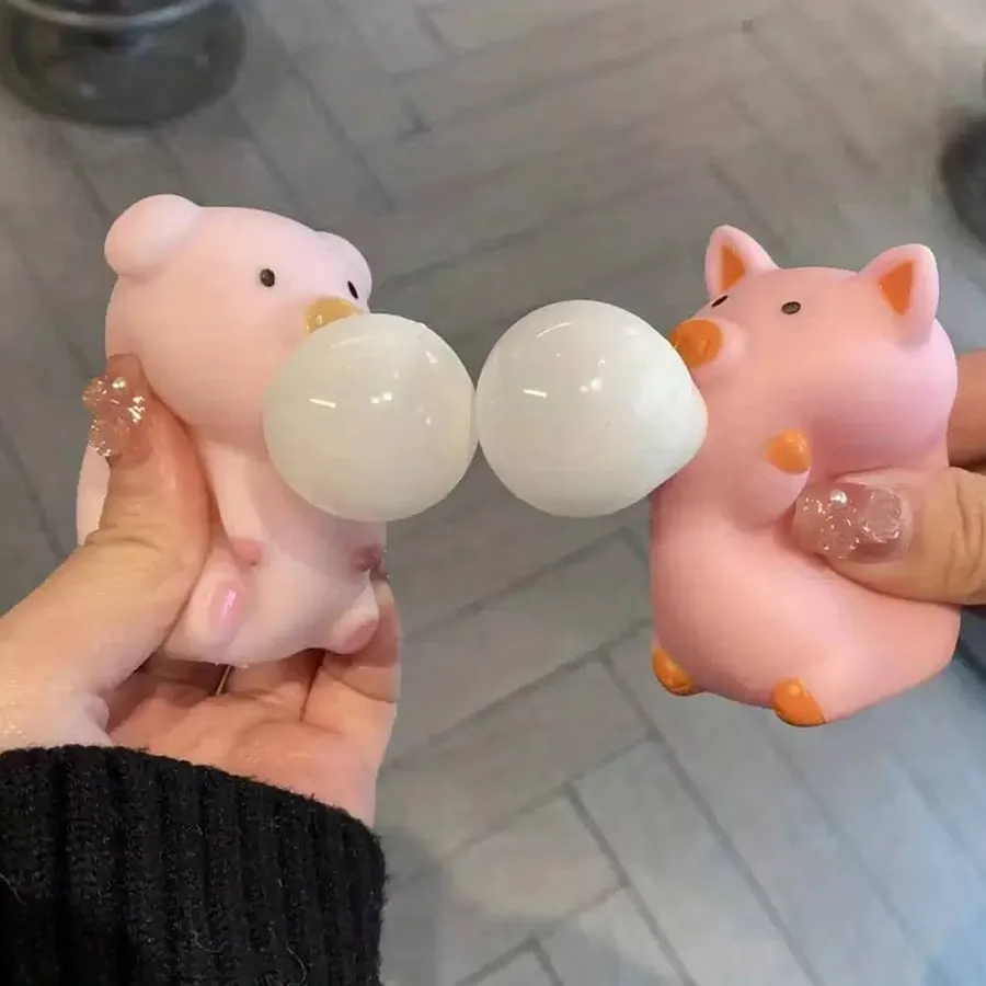 Stress Relief Squishy Pig Fidget Toys For Kids - Assorted — wholesale Fidgets & Sensory by the case