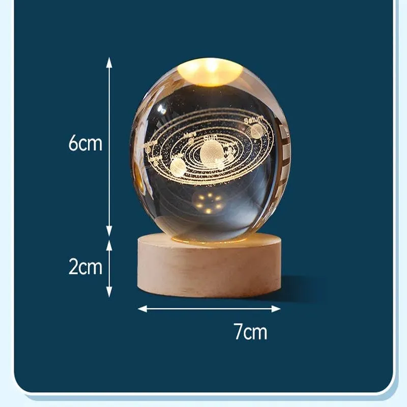 Moon Crystal Ball -Home Decor — wholesale Home & Décor by the case