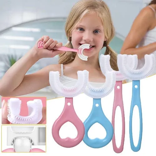 U-Shaped Kids Toothbrush Oral Care — Gullee Gadgets Ages 2-6 — wholesale Kitchen & Drinkware by the case