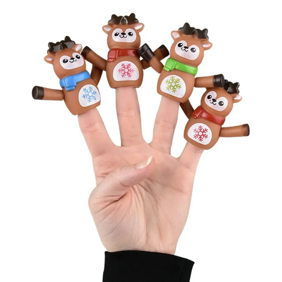 Reindeer Finger Puppet Kids Toys — wholesale Toys & Games by the case