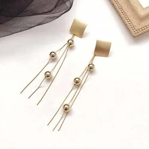 Keeraft Gold Plated Brass Drop Earrings Keeraft Home Gifts — wholesale Apparel & Accessories by the case