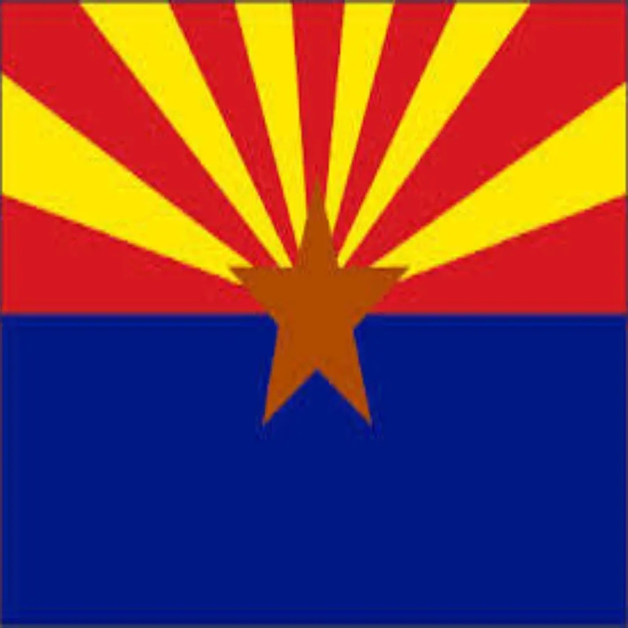 Wholesale Arizona State 3' x 5' Flag For Indoor/Outdoor Hanging (MOQ-6) — wholesale Home & Décor by the case