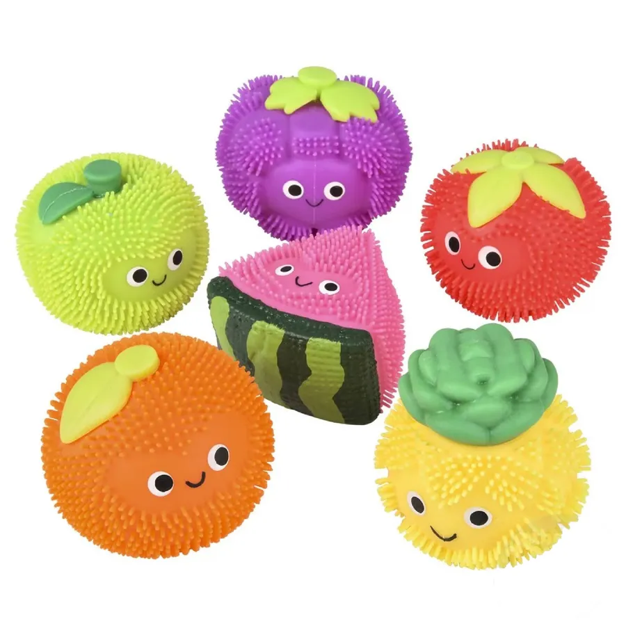 Cute Puffer Fruit Kids Toy - Assorted — wholesale Toys & Games by the case