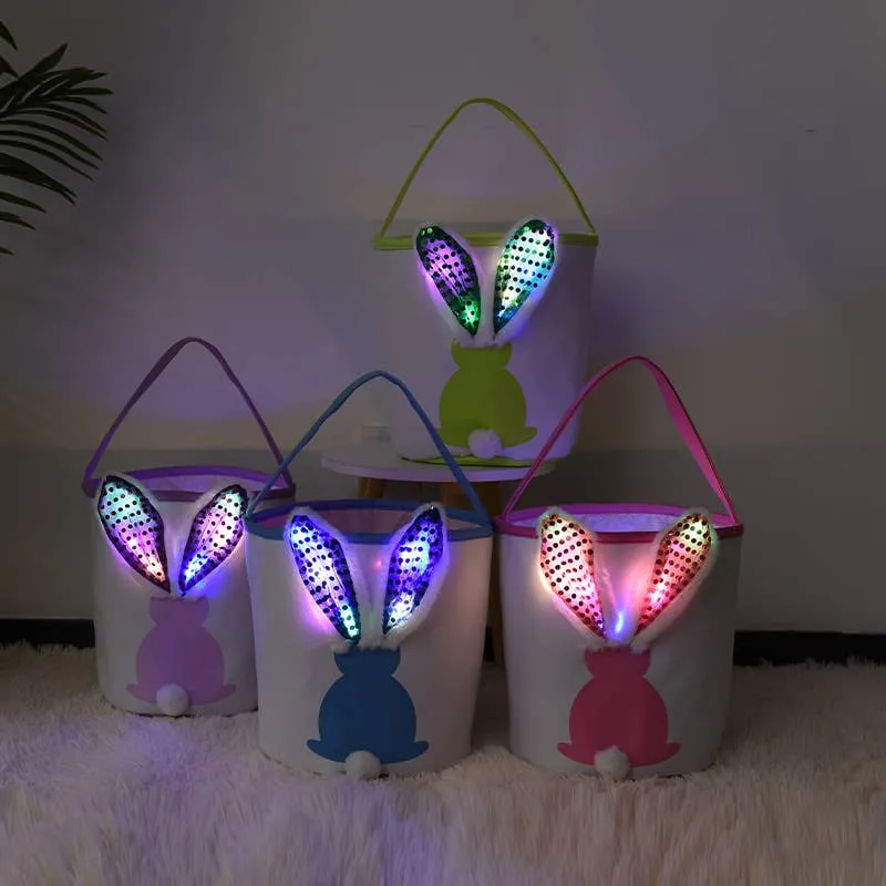 Plush LED Light Up Easter Gift Basket for Kids - Assorted — wholesale Plush & Squishies by the case
