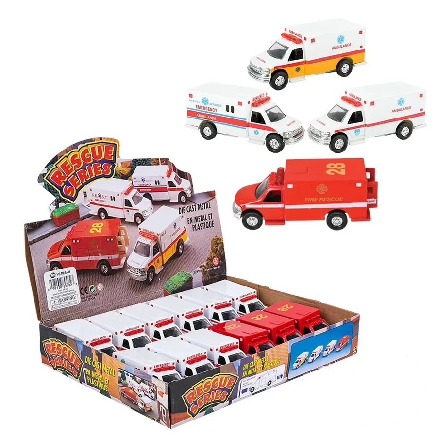Pull Back Ambulance Car Kids ToysIn Bulk — wholesale Toys & Games by the case