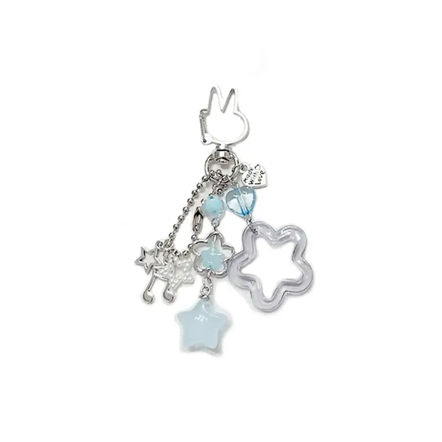 Cute Star Pendant Keychain for Girls — wholesale Keychains & Charms by the case