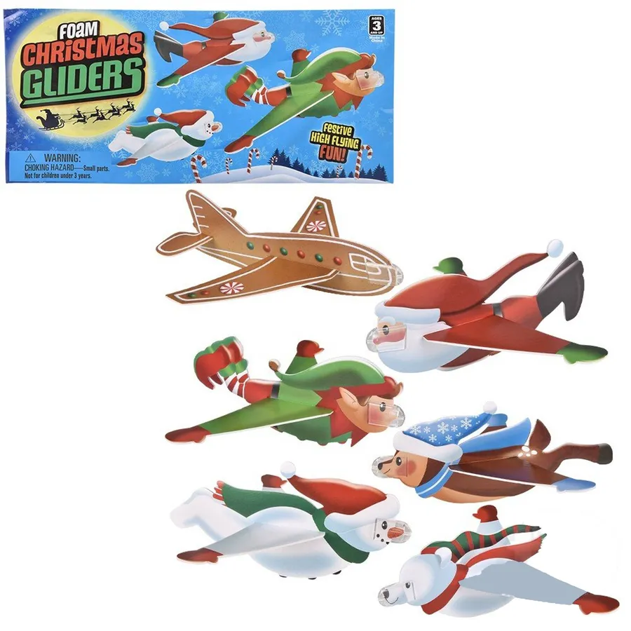 Festive Holiday Gliders Kids Toys - Assorted — wholesale Seasonal & Holiday by the case