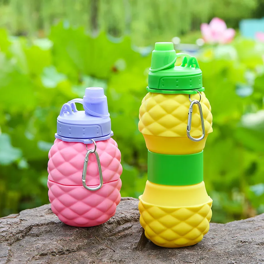 Silicone Foldable Sports Water Bottle — wholesale Kitchen & Drinkware by the case