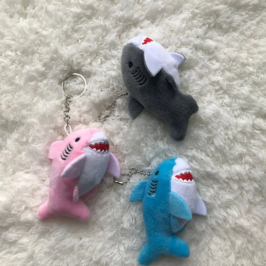 Plush Soft Stuffed Shark Keychain Toy In Bulk — wholesale Plush & Squishies by the case