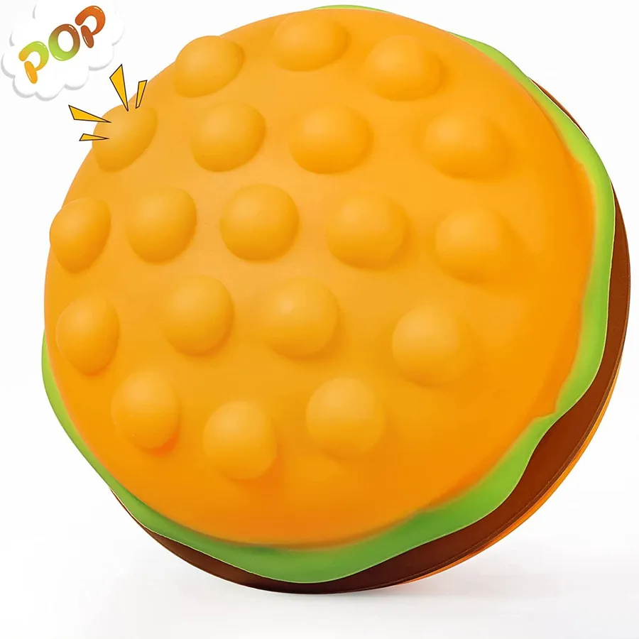 Fidget Hamburger Pop It Kids Sensory Toy — wholesale Fidgets & Sensory by the case