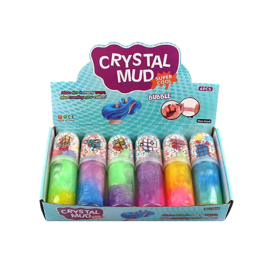 Crystal Mud Slimes Fun For All Ages For Kids And Babes — wholesale Fidgets & Sensory by the case