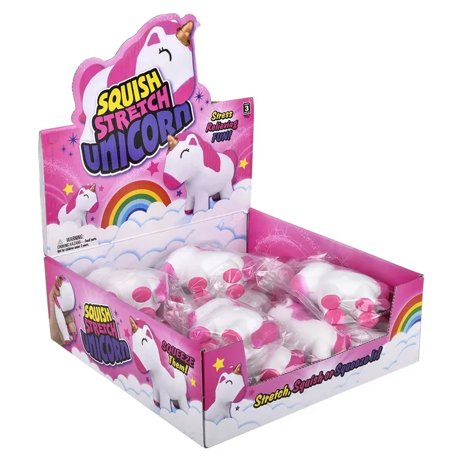 Squish And Stretch Unicorn Kids Toys — wholesale Plush & Squishies by the case