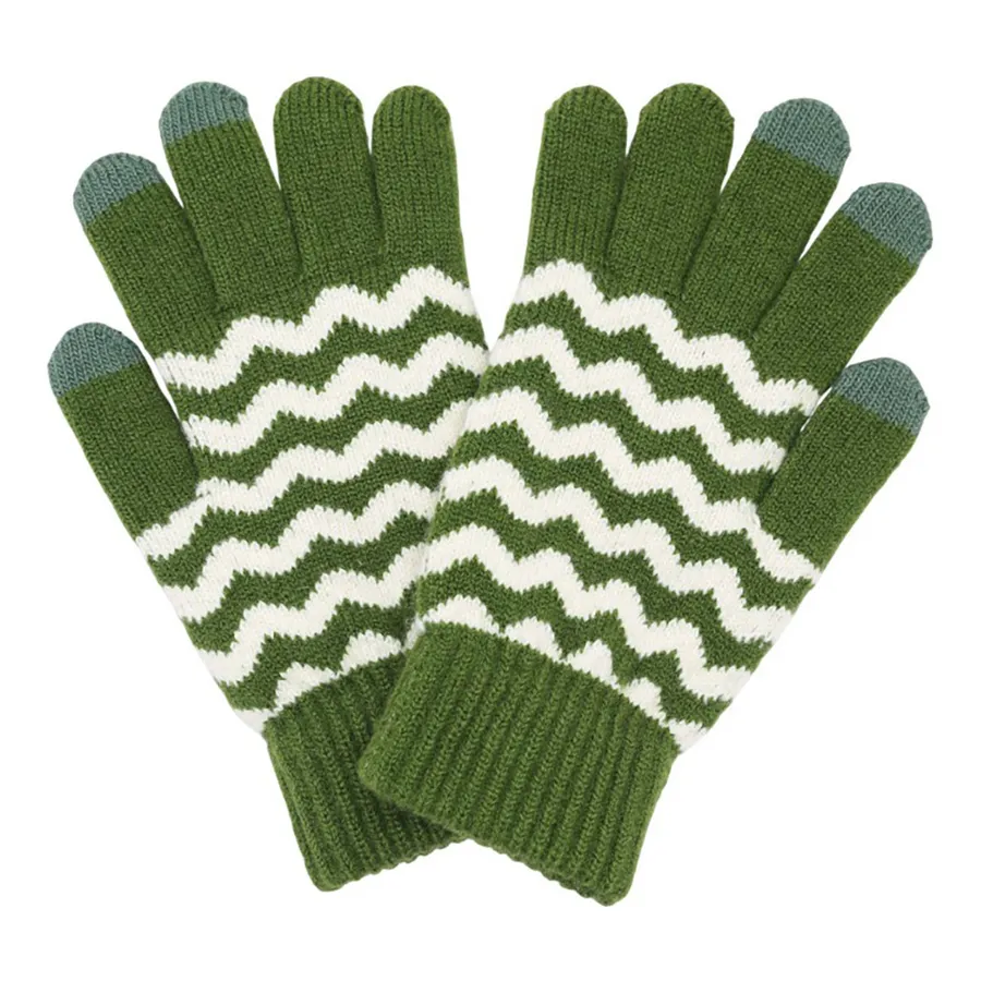 Cozy Knit Holiday Pattern Winter Gloves - Assorted — wholesale Seasonal & Holiday by the case