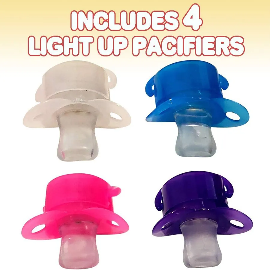Easter Flashing LED Pacifier Toys - Kids/Adults — wholesale Seasonal & Holiday by the case