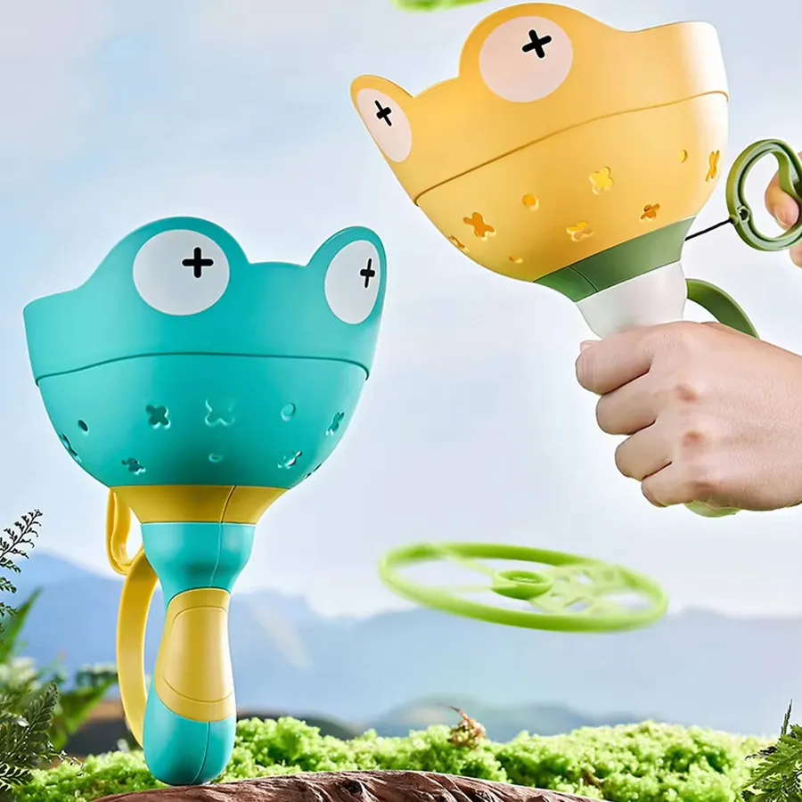 Flying Saucer Disc Launcher Kids Toys In Bulk - Assorted — wholesale Toys & Games by the case