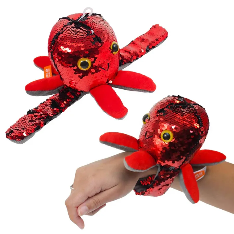 Soft Plush Sequin Octopus Hugger Back To School — wholesale Plush & Squishies by the case