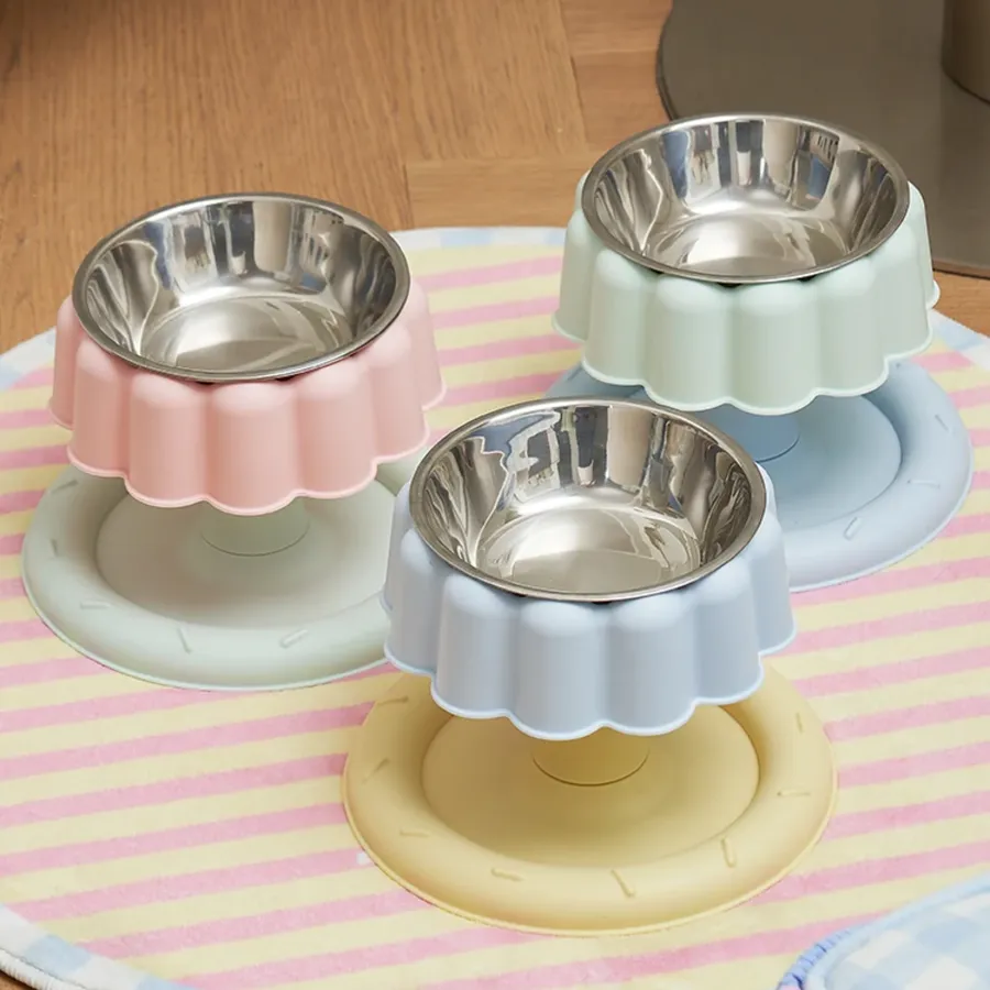 Elevated Cat Bowl – Spine Support, Easy-Clean Design — wholesale Pet by the case