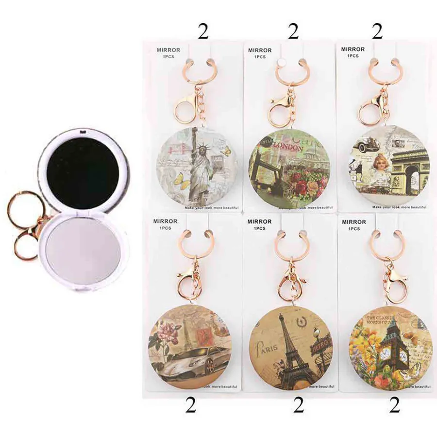 Mirror Keychains For Keys Or Backpack for In Bulk — wholesale Keychains & Charms by the case