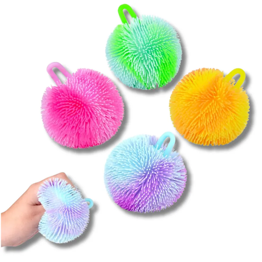 2.75" Two Tone Puffer Ball Fidget Kids Toy — wholesale Fidgets & Sensory by the case