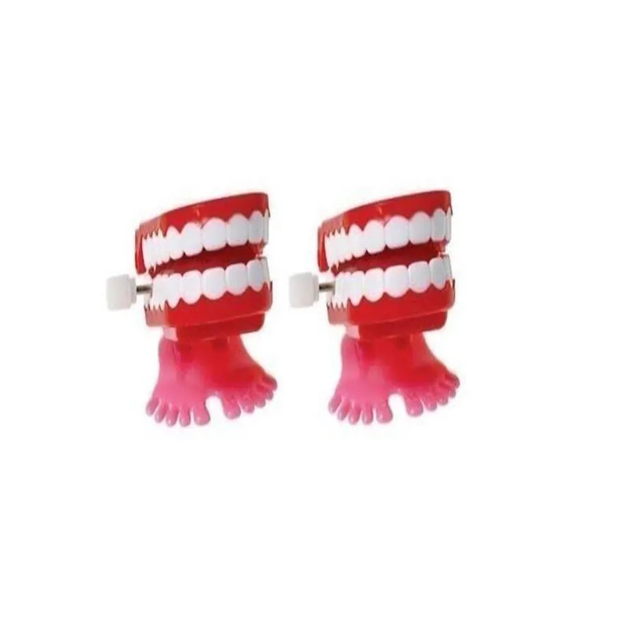 Wind-Up Chatter Teeth - Bulk Pack of 12 Keeraft Home Gifts — wholesale Apparel & Accessories by the case