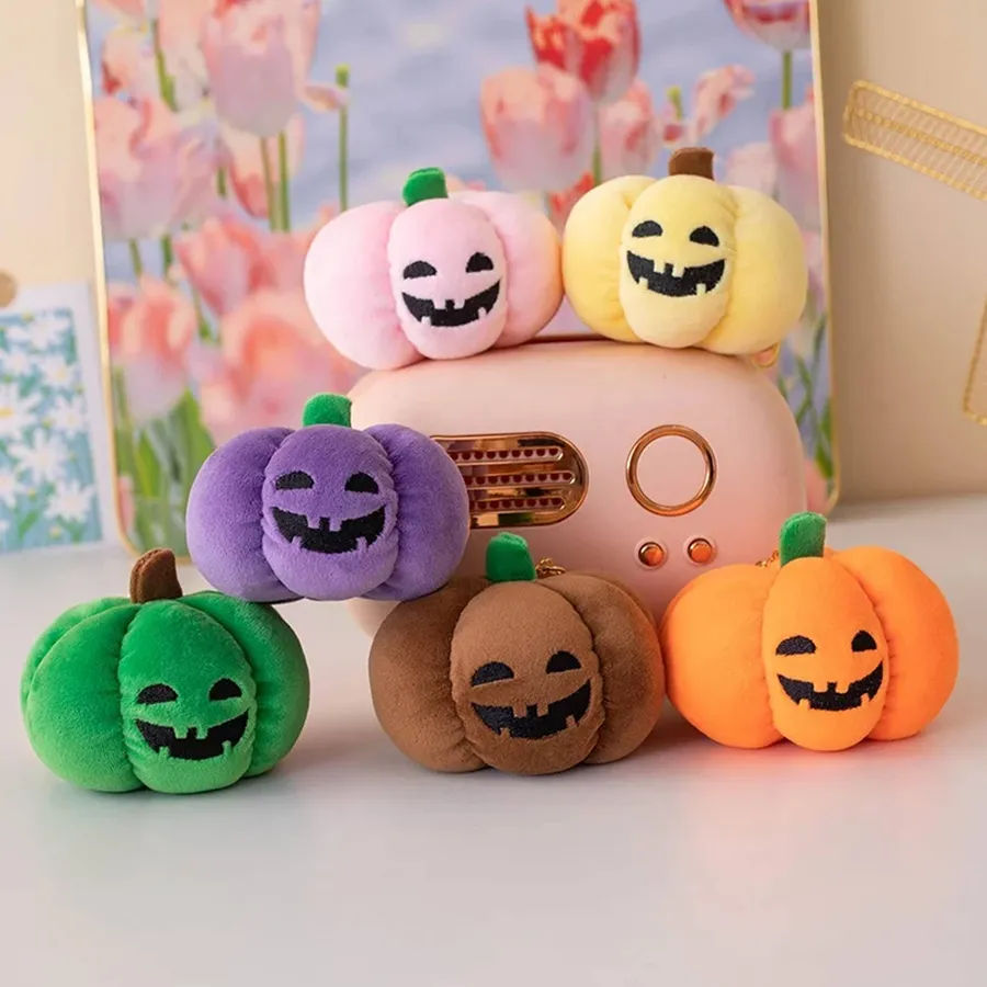 Pumpkin Soft Plush Pendant Keychain — wholesale Plush & Squishies by the case