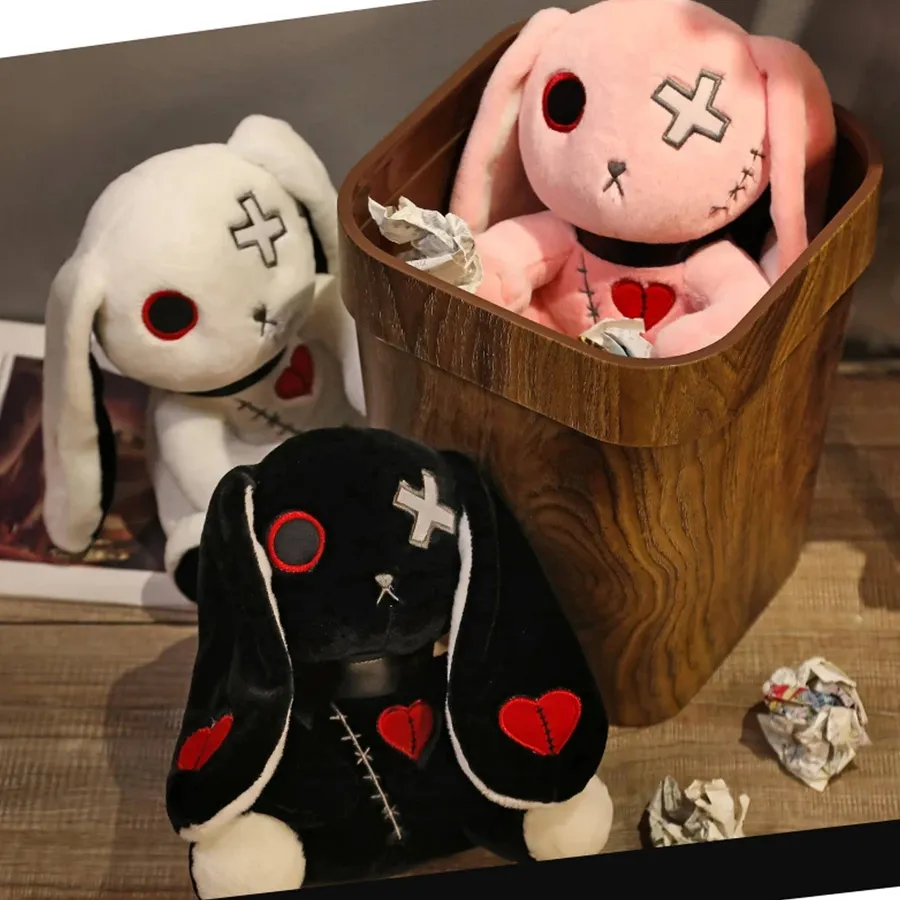 Rock Style Bunny Plush Kids Toy - Assorted — wholesale Plush & Squishies by the case