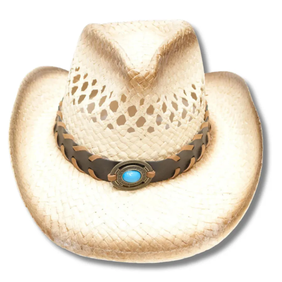 Fashionable Straw Cowboy Hats - Assorted — wholesale Apparel & Accessories by the case