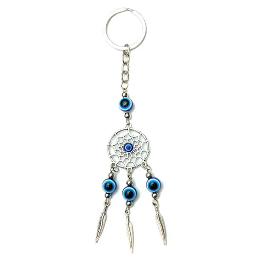 Evil Eye Dreamcatcher Keychain In Bulk — wholesale Keychains & Charms by the case