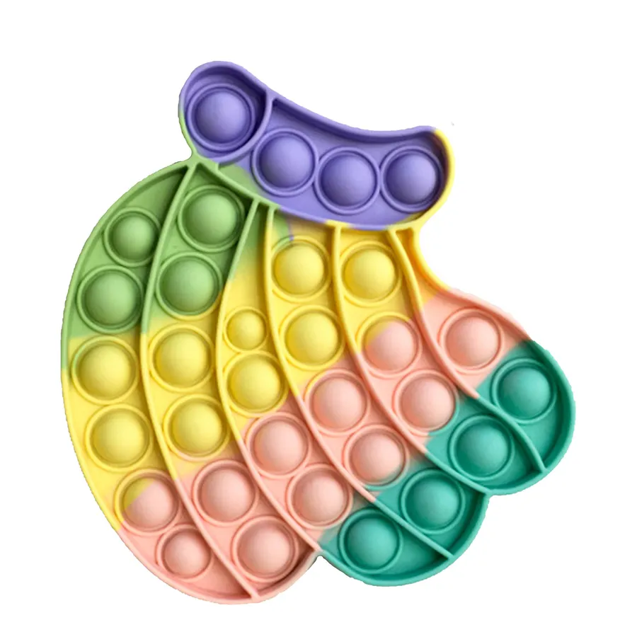 Rainbow Banana Pop It Fidget Kids Toys In Bulk — wholesale Fidgets & Sensory by the case