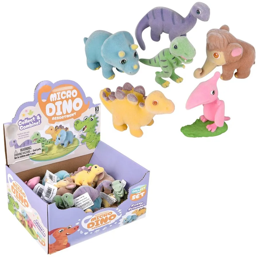 Micro Plush Mini Historic Animal Kids Toy - Assorted — wholesale Plush & Squishies by the case