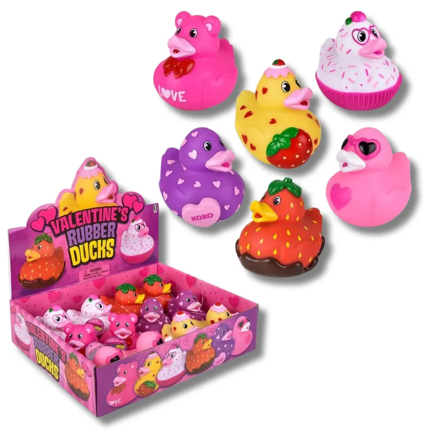 Specials Rubber Play Ducks Fidget Kids Toy- Assorted — wholesale Fidgets & Sensory by the case