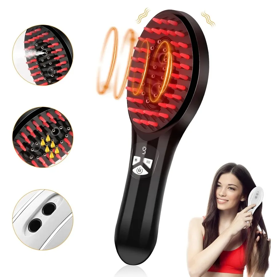 Electric EMS Hair Growth Spray Comb | Scalp Massager — wholesale Tech & Gadgets by the case