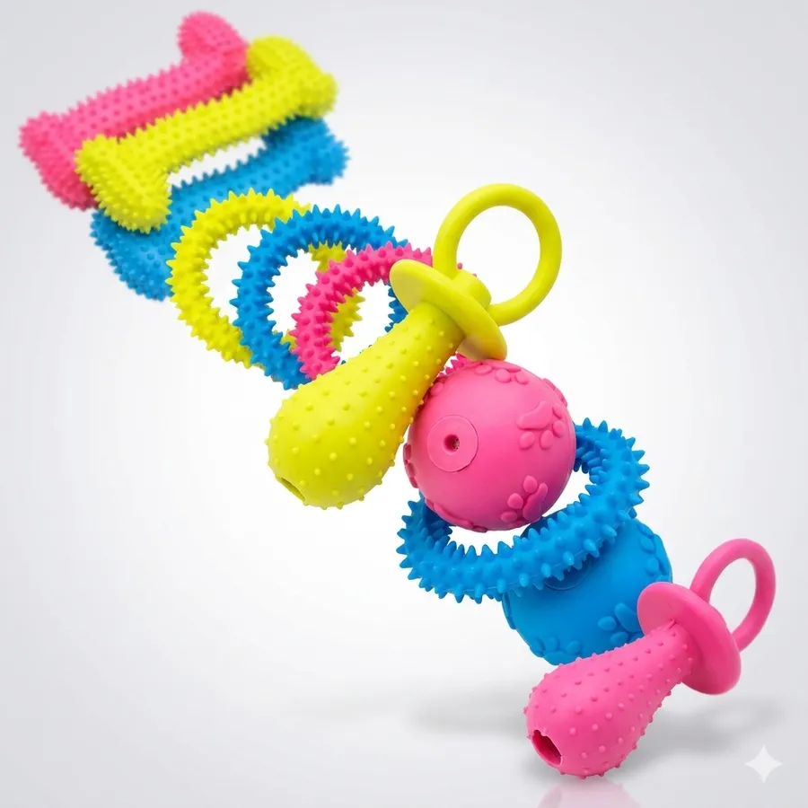 Indestructible Dog Toy Chew Toy Teeth Cleaning Pet Toy — wholesale Pet by the case