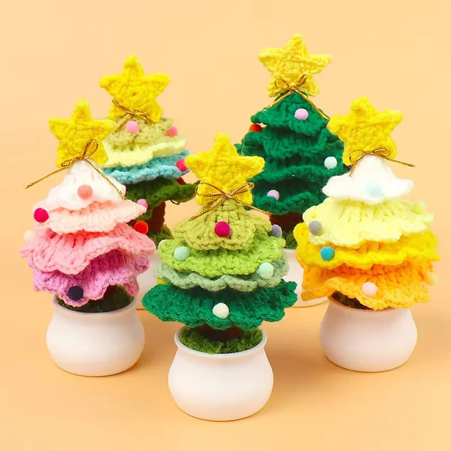 Hand-knitted Crochet Flowers For - Assorted — wholesale Home & Décor by the case