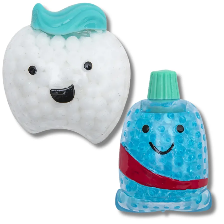 Dental Character Squeezy Bead Fidget Kids Toy- Assorted — wholesale Fidgets & Sensory by the case