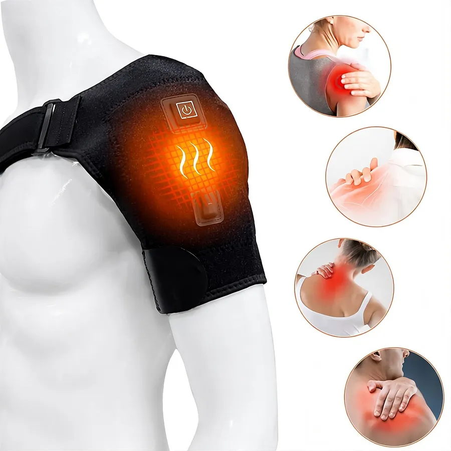 Heated Shoulder Brace USB Powered | Therapeutic Relief — wholesale Tech & Gadgets by the case