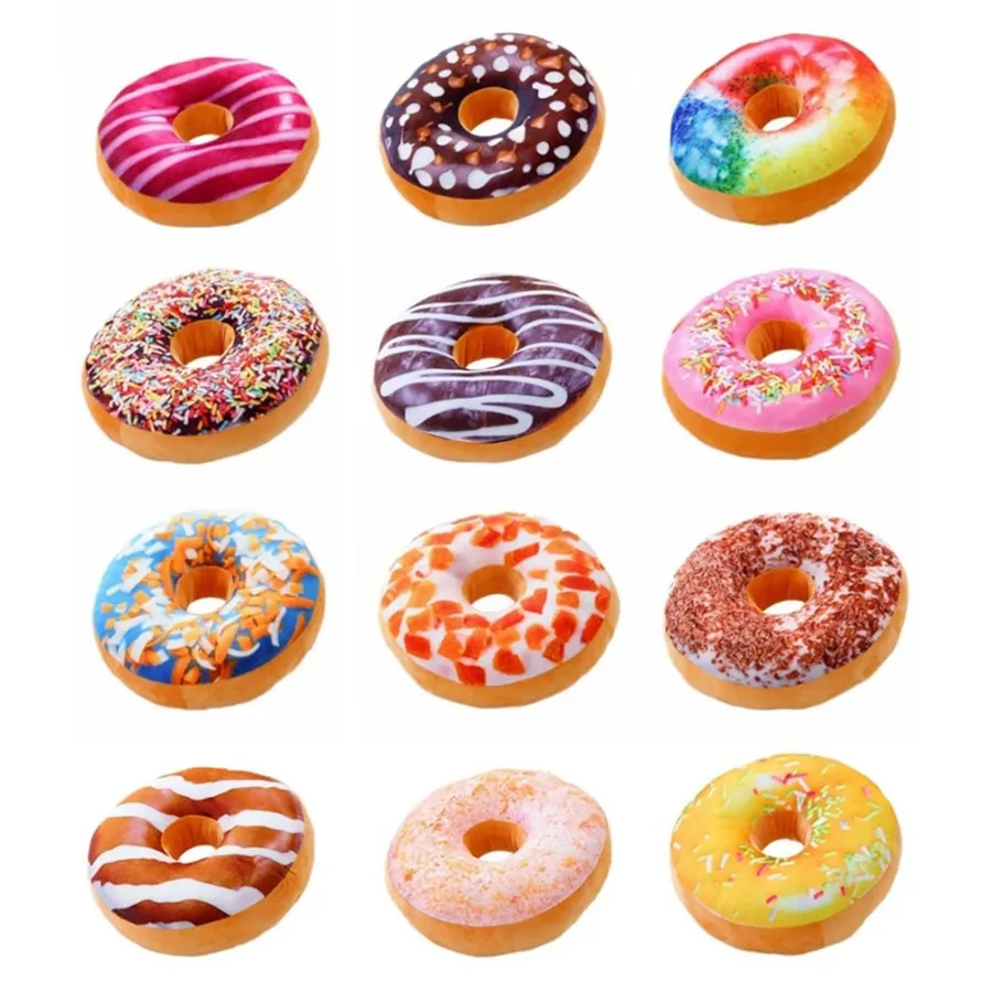 Squishy Toys Donut Squeeze Set - Assorted Silicone Sensory Toy and Fidget Stress Ball — wholesale Fidgets & Sensory by the case