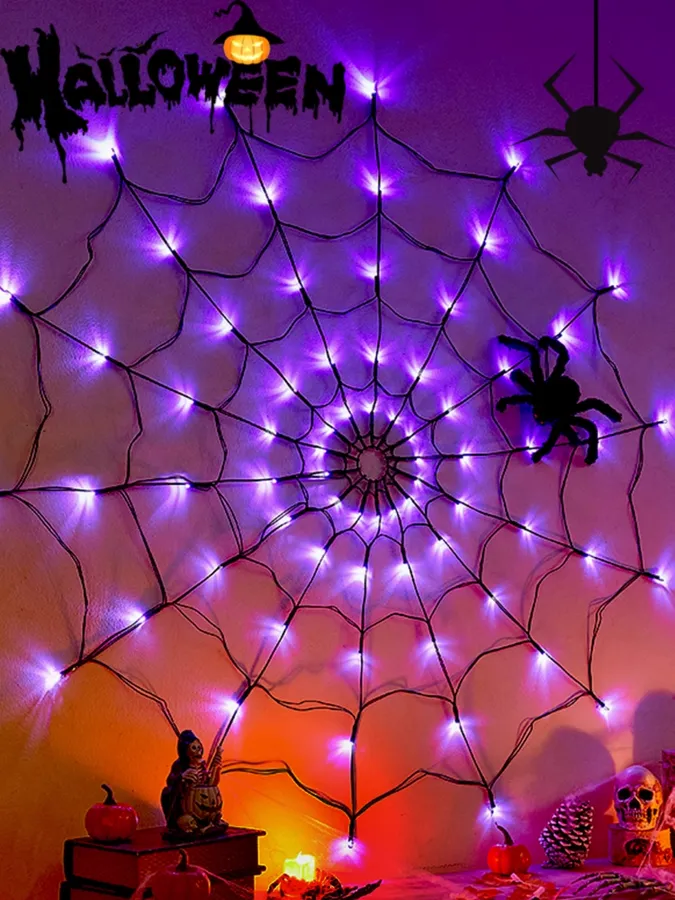 Holiday Décor Lamp Layout Spider Net Light party Scene — wholesale Seasonal & Holiday by the case
