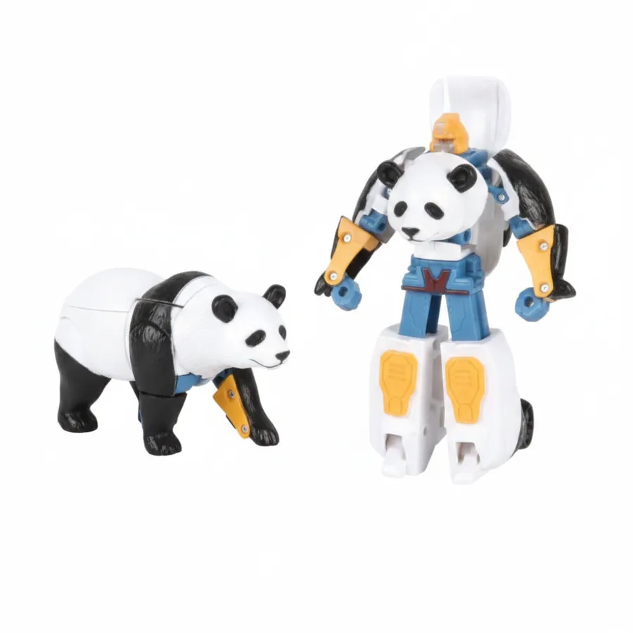 Panda Robot Action Figure Toy - Fun Novelty Toy for Kids, Party Favors, and Classroom Prizes — wholesale Party & Gifts by the case