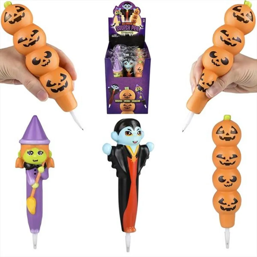 In Bulk Squishy Spirit Fidget Kids Pen- Assorted — wholesale Fidgets & Sensory by the case