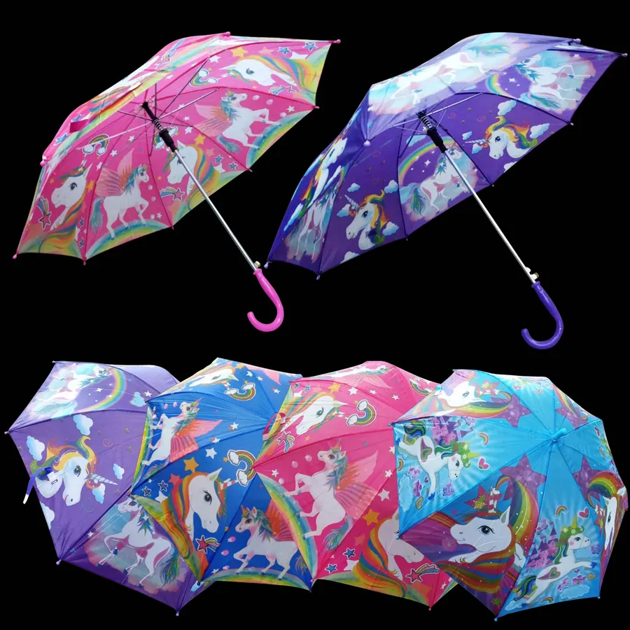 Unicorn Themed Umbrella For Kids - Assorted — wholesale More Wholesale Goods by the case