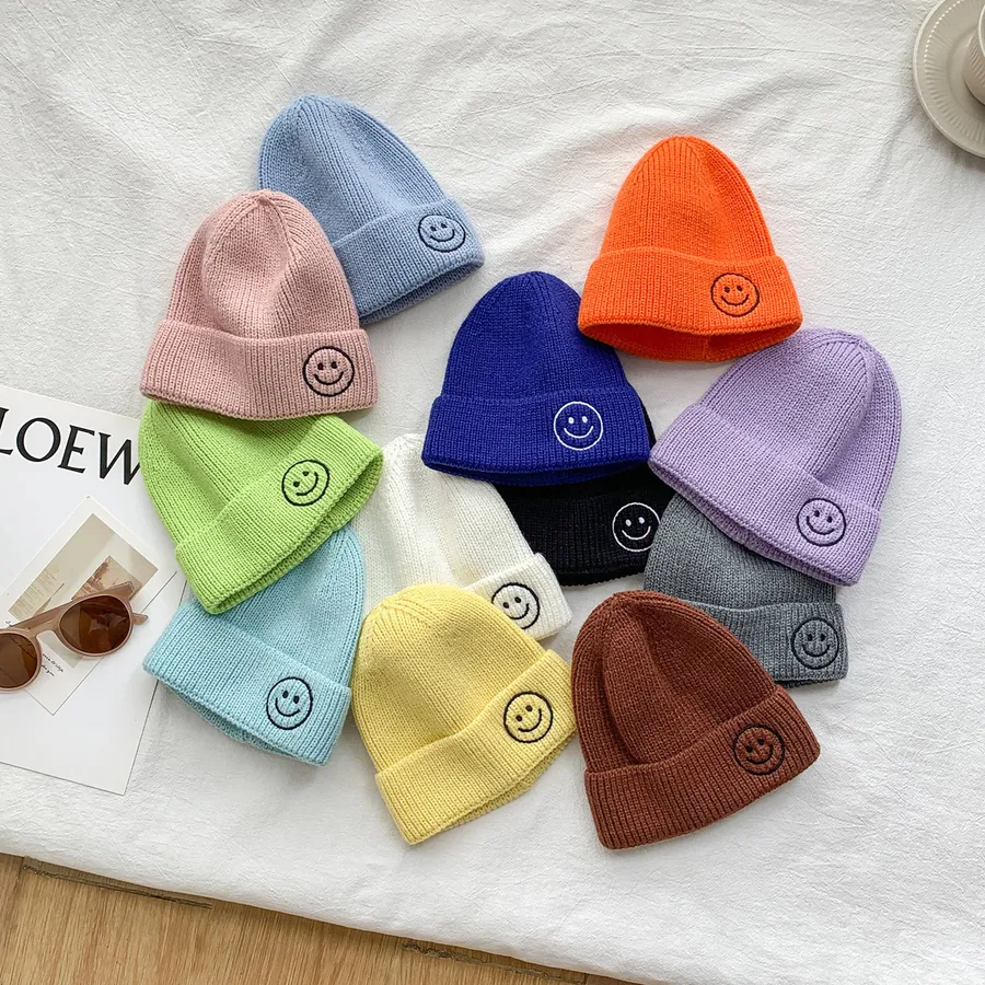 Baby Smiley Print Hat For Kids - Assorted — wholesale Apparel & Accessories by the case