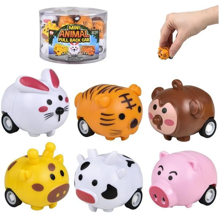 Animal Press & Go Kids Car Toy- Assorted — wholesale Toys & Games by the case