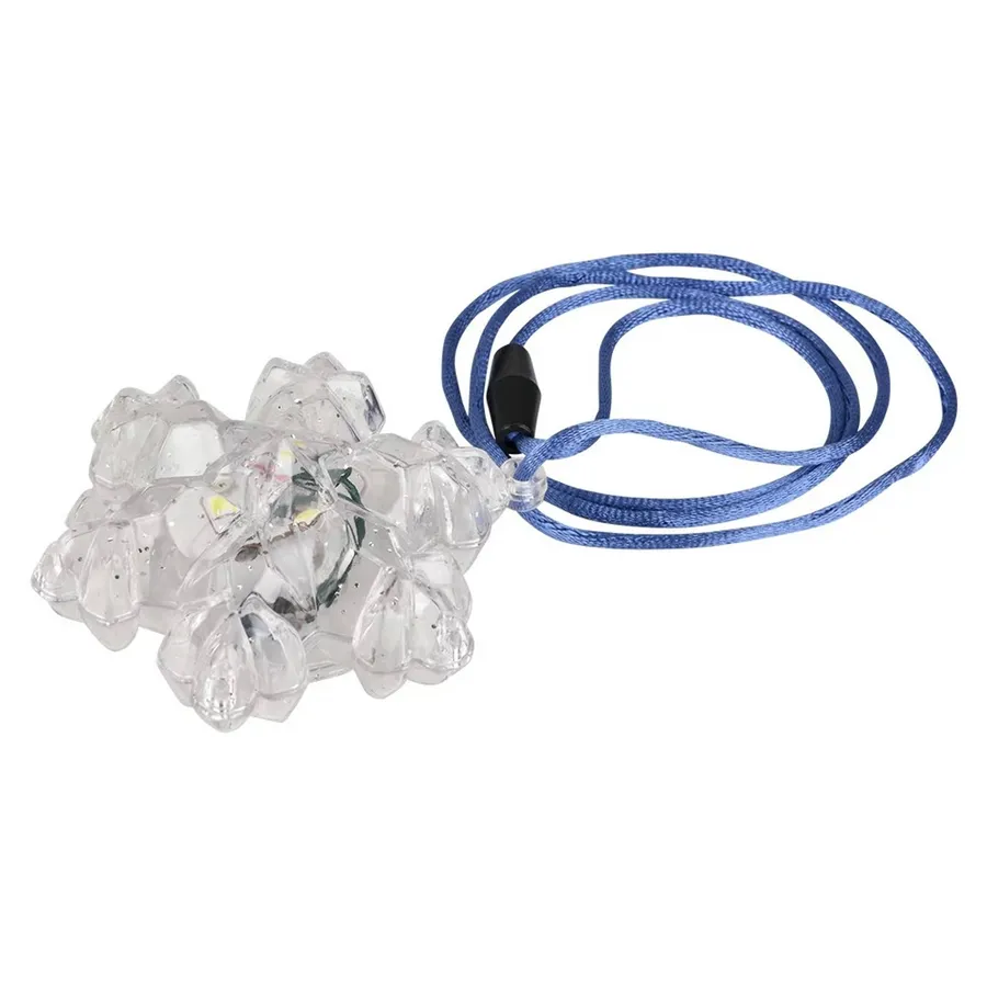 Light-Up Snowflake Kids Necklace — wholesale Apparel & Accessories by the case